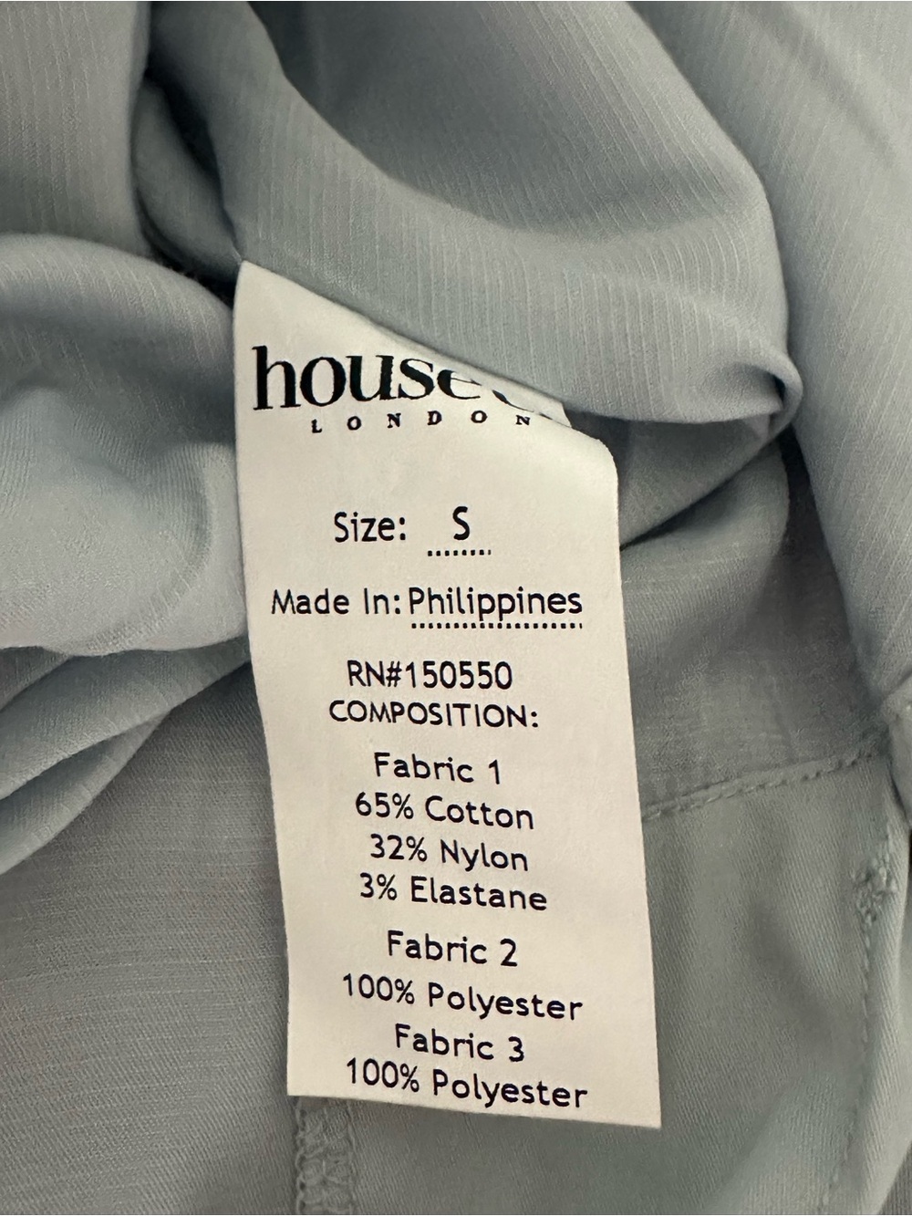 House of CB 'Jaime' Soft Blue Cotton Broderie Anglais Midi Sundress New! - Picture 14 of 15